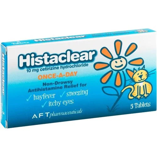 Histaclear 10mg 5 Tablets – NutriRX